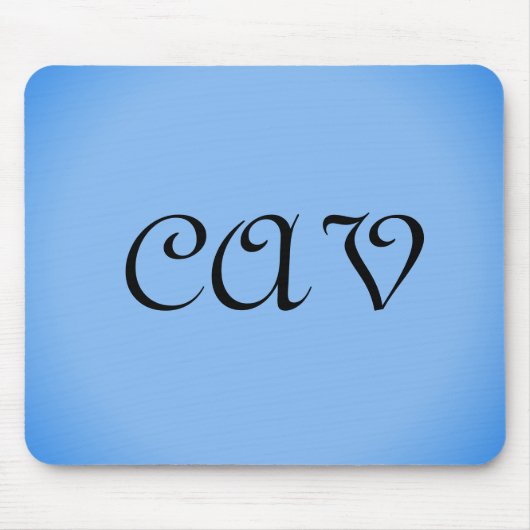 Sangria Cornflower Blue Mousepad (Vorne)