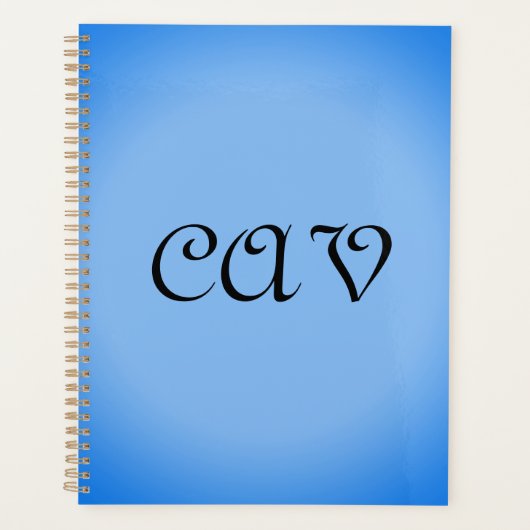 Sangria Cornflower Blue  Planer (Vorderseite)