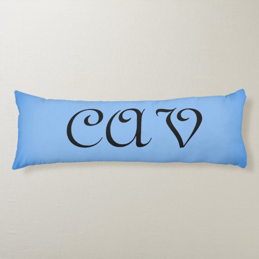 Sangria Cornflower Blue Seitenschläferkissen (Vorderseite)