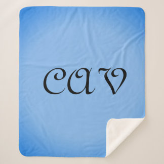 Sangria Cornflower Blue Sherpadecke