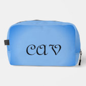 Sangria Cornflower Blue Waschbeutel (Vorderseite)