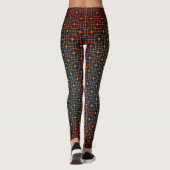 Sangria Creative Wired Hot Cubes Chinesisches Must Leggings (Rückseite)