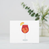 Sangria Drink Postkarte (Stehend Vorderseite)