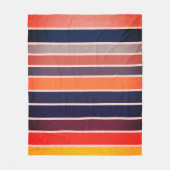 Sangria gestreift fleecedecke (Vorderseite)