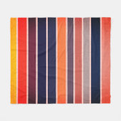 Sangria gestreift fleecedecke (Vorderseite (Horizontal))