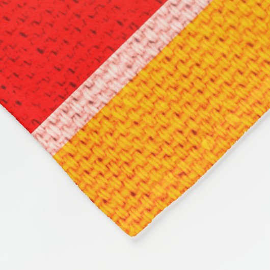 Sangria gestreift fleecedecke (Ecke)