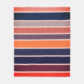 Sangria gestreift fleecedecke (Vorderseite)