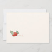 Sangria Glass Party Einladung (Rückseite)