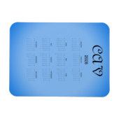 Sangria Kornblumenblau Magnet (Horizontal)