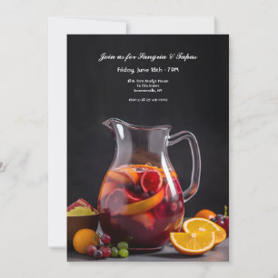 Sangria-Krug Einladung
