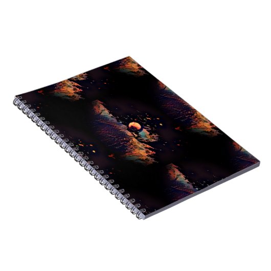 Sangria Moon Notebook Notizblock (Rechte Seite)