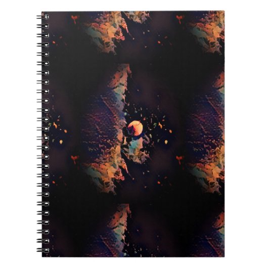 Sangria Moon Notebook Notizblock (Vorderseite)