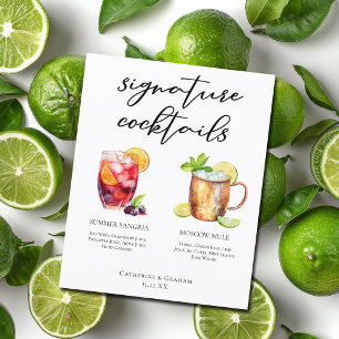 Sangria Moskau Mule Signature Cocktails Menü