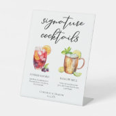 Sangria Moskau Mule Signature Cocktails Menü Sockelschild (Vorderseite)