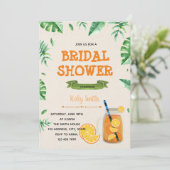 Sangria Party Einladung (Stehend Vorderseite)