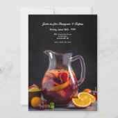 Sangria Pitcher Einladung (Vorderseite)