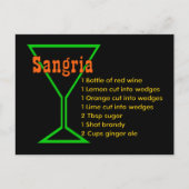Sangria Postkarte (Vorderseite)