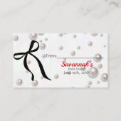 Sangria & Sass Bridal Display Dusche Begleitkarte (Rückseite)