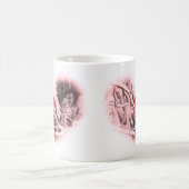 Sangria-Schnee-Herz-Kardinal - Vogel Kaffeetasse (Mittel)