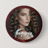 Sangria Shine Pageant Button (Vorderseite)