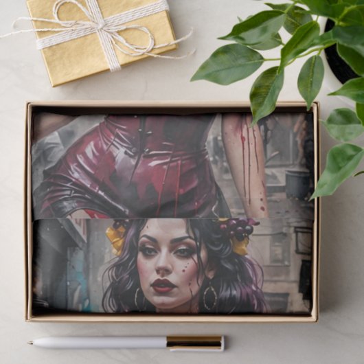 Sangria Siren Decoupage Paper Seidenpapier (Geschenk)