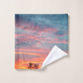Sangria Sonnenuntergang Handtuch Set (Waschlappen)