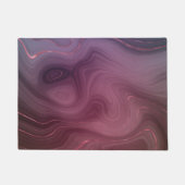 Sangria Strata | Moody Pink und Lila Luxe Agate Fußmatte (Vorderseite)