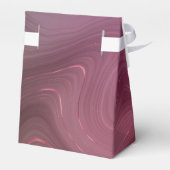 Sangria Strata | Moody Pink und Lila Luxe Agate Geschenkschachtel (Rückseite)