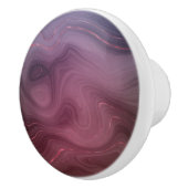 Sangria Strata | Moody Pink und Lila Luxe Agate Keramikknauf (Rechts)