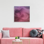 Sangria Strata | Moody Pink und Lila Luxe Agate Leinwanddruck (Insitu (Wohnzimmer))