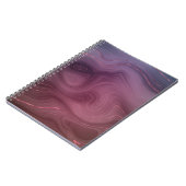 Sangria Strata | Moody Pink und Lila Luxe Agate Notizblock (Linke Seite)
