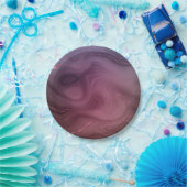 Sangria Strata | Moody Pink und Lila Luxe Agate Pappteller (Party)