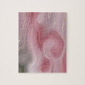 Sangria Strata | Moody Pink und Lila Luxe Agate Puzzle (Vertikal)