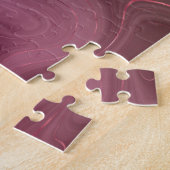 Sangria Strata | Moody Pink und Lila Luxe Agate Puzzle (Seite)