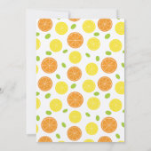 Sangria & Tapas Spanischer Cocktail Geburtstag Einladung (Rückseite)