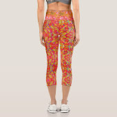 Sangria Tone Capri Leggings (Rückseite)