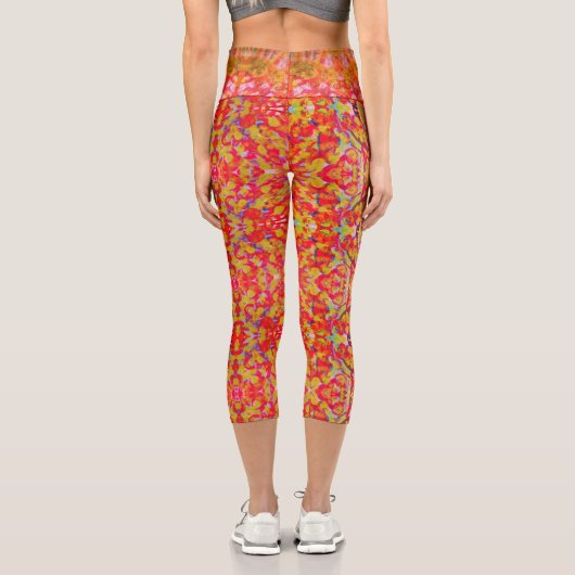 Sangria Tone Capri Leggings (Rückseite)