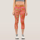 Sangria Tone Capri Leggings (Vorderseite)