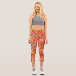 Sangria Tone Capri Leggings
