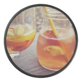Sangria und Sonnenschein Eishockey Puck