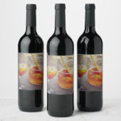 Sangria und Sonnenschein Weinetikett (Flaschen)
