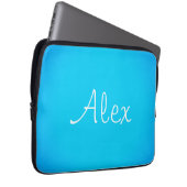 Sangria Verführerisch Aqua Laptopschutzhülle (Vorne Rechts)