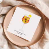 Sangria Wedding, Bachelorette oder Brautparty Serviette