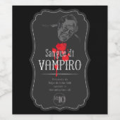 Sangue di Vampiro Weinetikett (Einzelnes Label)