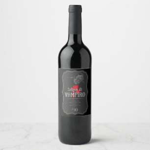 Sangue di Vampiro Weinetikett