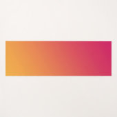 Sanguine Farbverlauf Yoga Mat Yogamatte (Vorderseite (Horizontal))