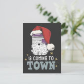 Sani Cloth Christmas Nurse Holiday Medical Nurse Ankündigungspostkarte (Stehend Vorderseite)