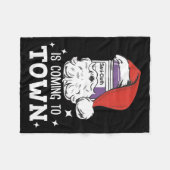 Sani-cloth Is Coming To Town Funny Nurse Nursing C Fleecedecke (Vorderseite (Horizontal))