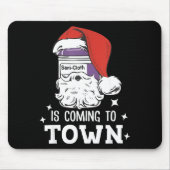 Sani-cloth Is Coming To Town Funny Nurse Nursing C Mousepad (Vorne)