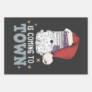 Sani Cloth Weihnachten Krankenschwester Feiertag M Geschenkpapier Set